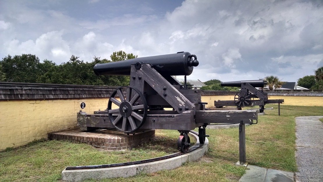 Cannon in Fort Moultrie