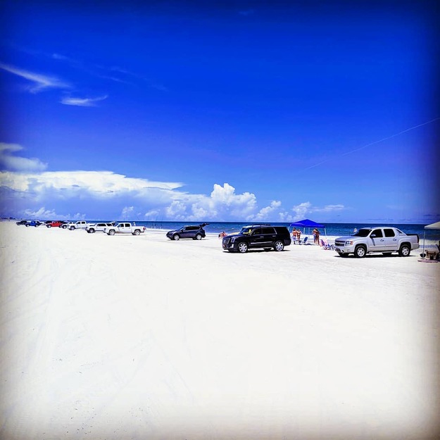 Cars on the beach