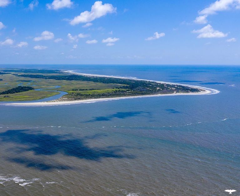 Little St. Simons Island aerial view