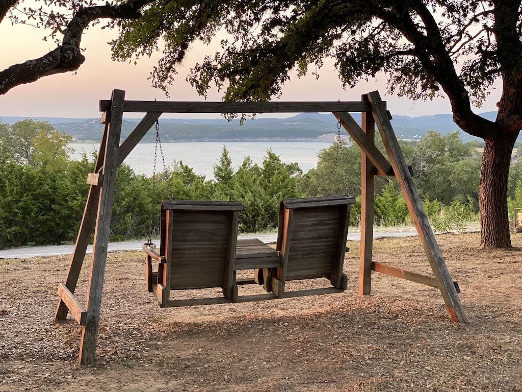 Our home overlooks beautiful Canyon Lake, & 3 miles to the Guadalupe River! photo