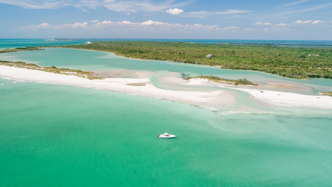 Cayo Costa State Park aerial view