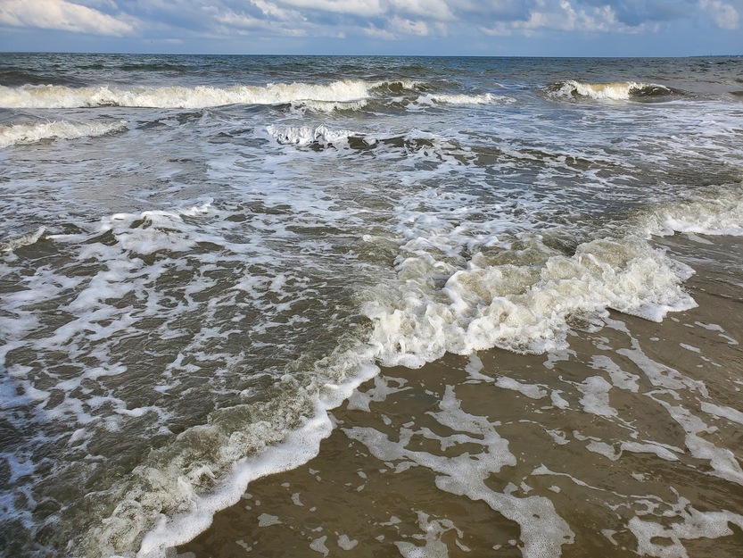 Waves on Daufuskie Island Beach SC