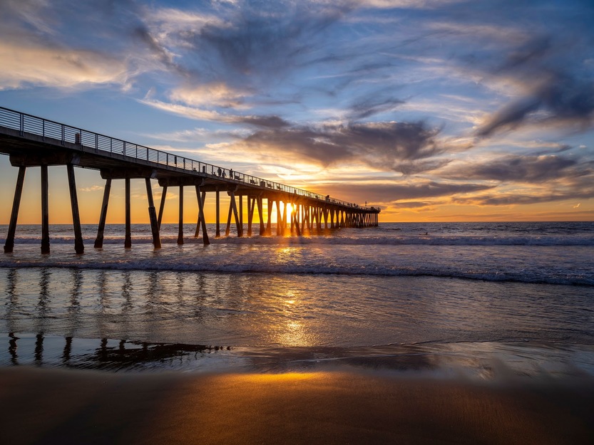 Hermosa Beach Pier California