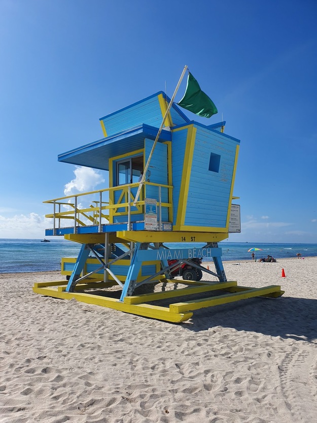 Lifeguard station on South Beach