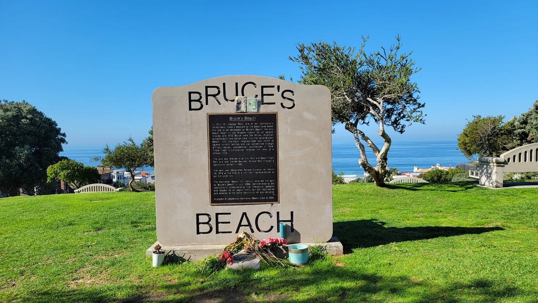 Entrance to Bruce's Beach California