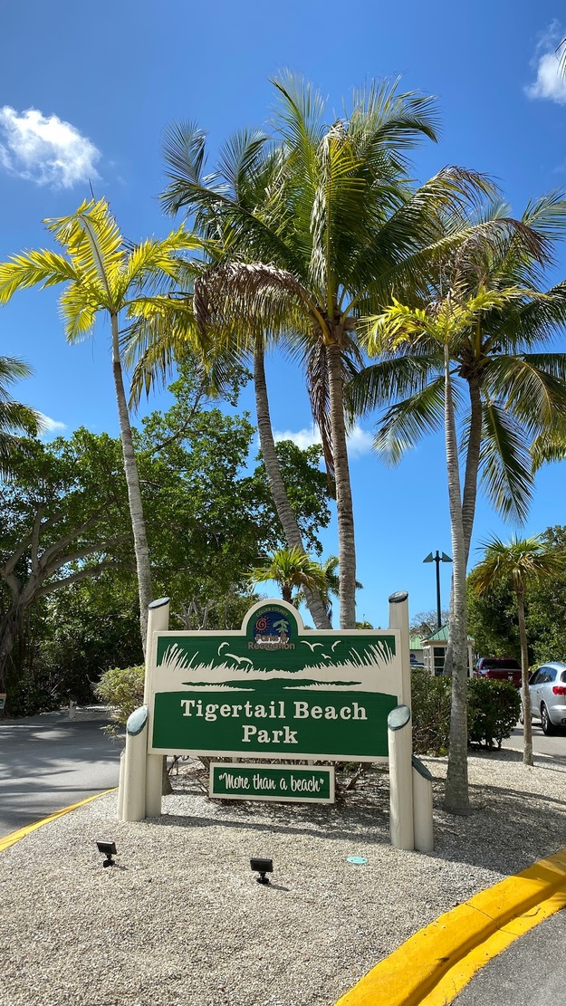 Tigertail Beach Park shield