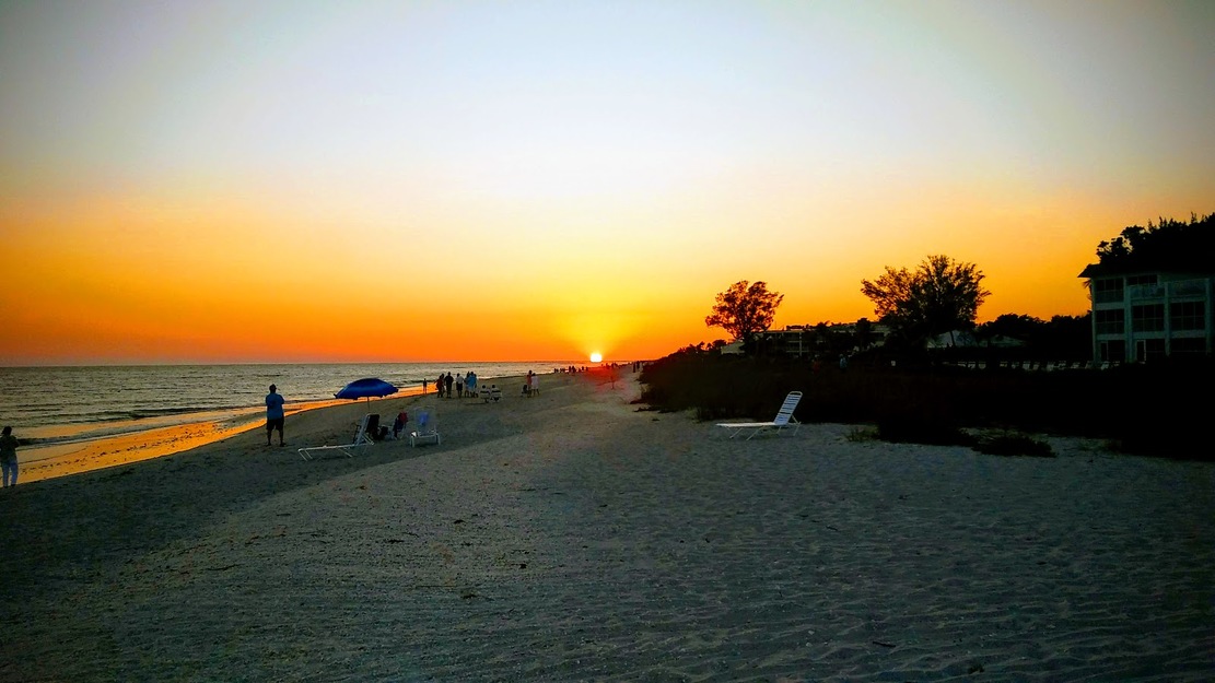 Sunset on Angliers Beach Florida