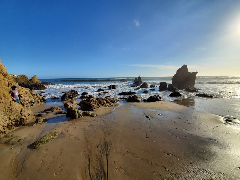 Rocks on El Matador Beach CA