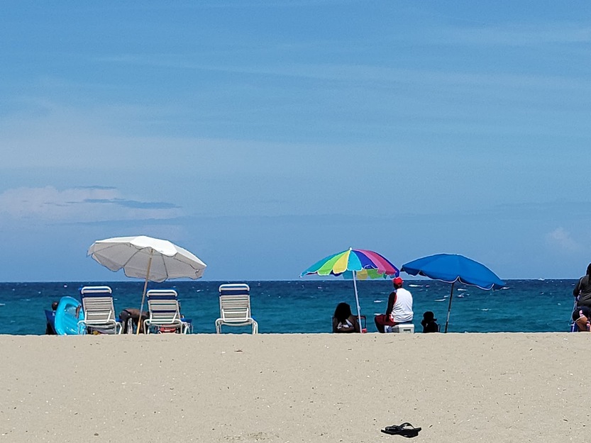 Umbrellas on Riviera Beach FL