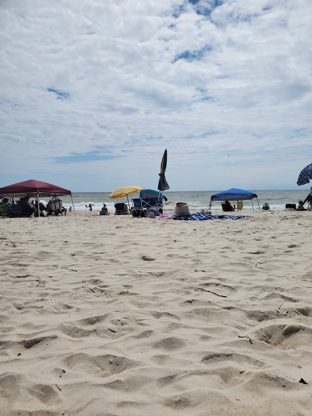 Umbrellas on St George Island Beach