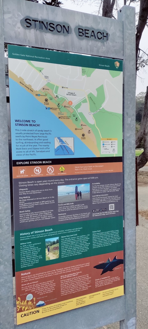 Map of Stinson Beach California