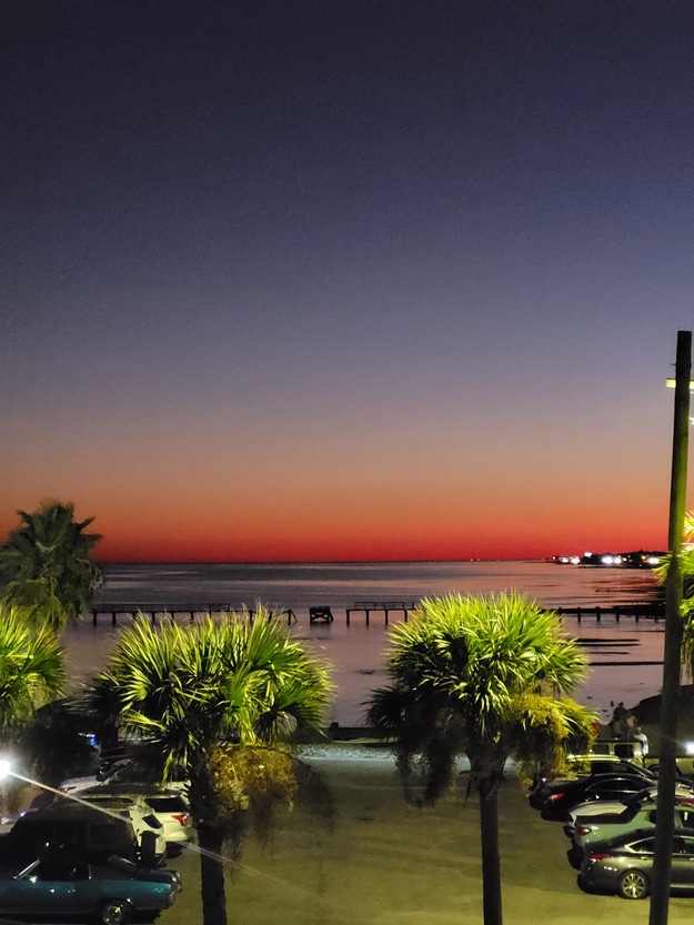 Sunset on Long Beach, Mississippi