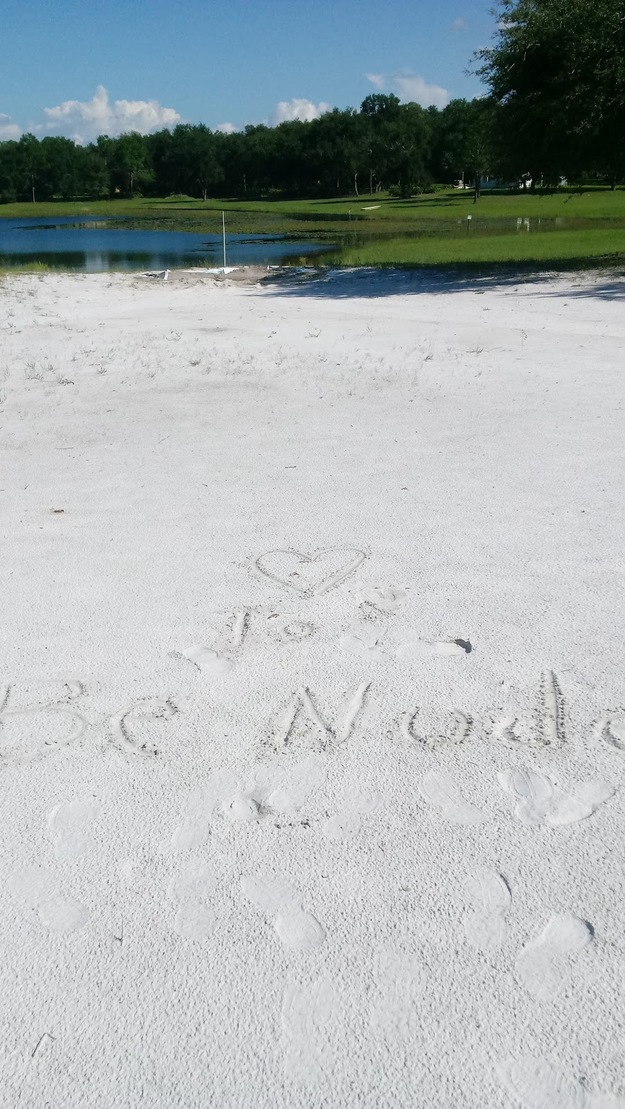 Words on the sand
