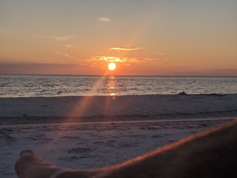 Sunset on Cape San Blas Beach