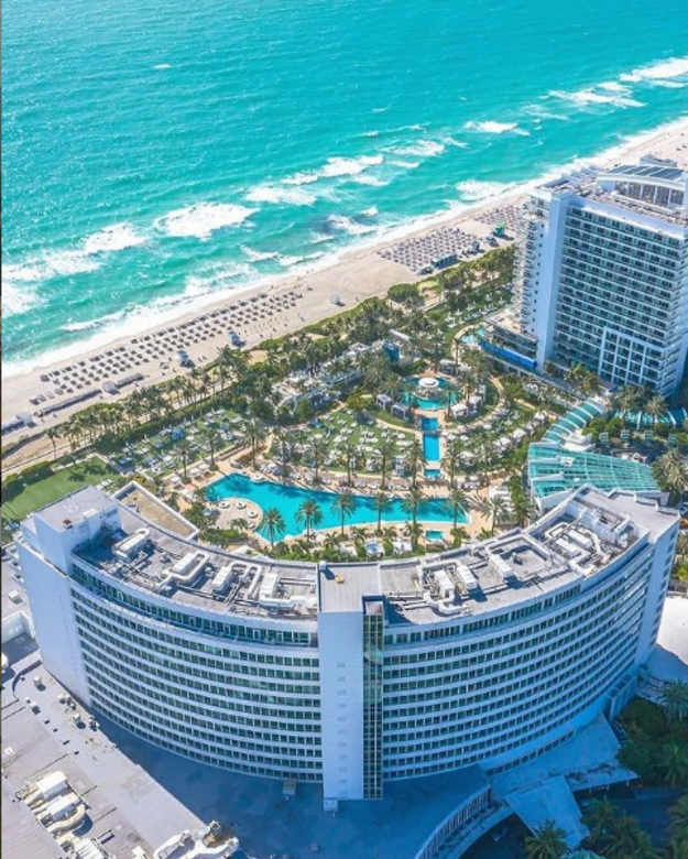 Mid Beach Miami Beach aerial view