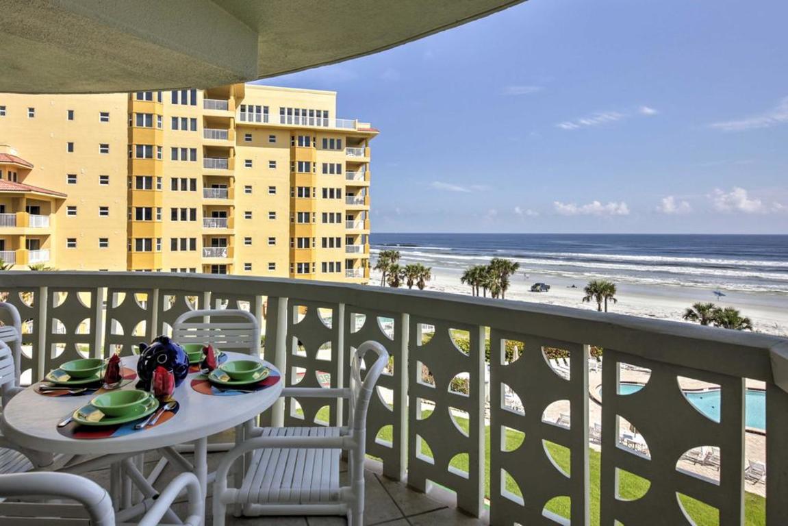 Beachfront New Smyrna Condo with Ocean Views and Pool! photo