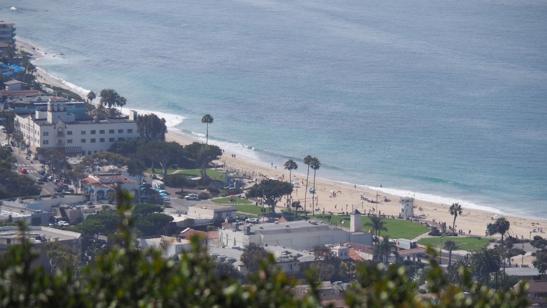 Laguna Beach California aerial view