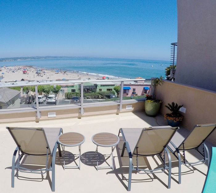 Capitola Beach balcony view