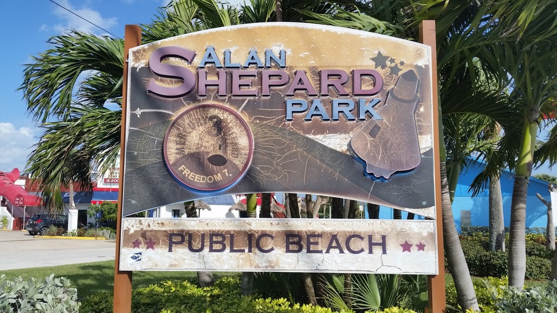 Alan Shepard Park Beach shield