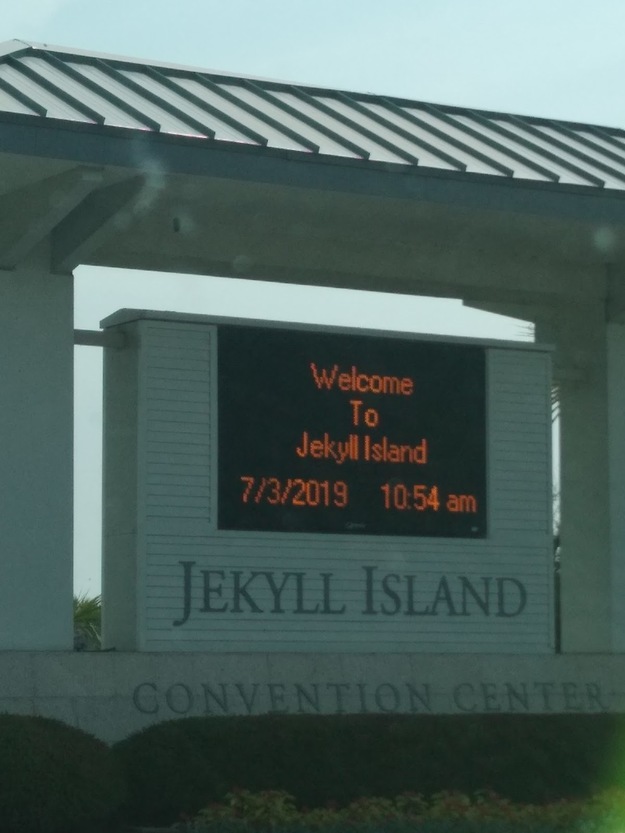Jekyll Island welcome shield