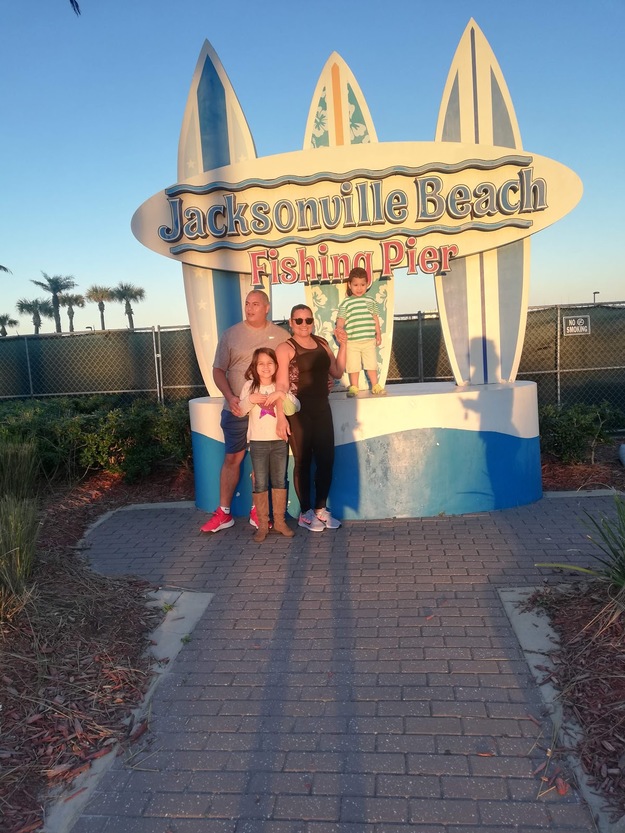 Entrance to Jacksonville Beach Fishing Pier