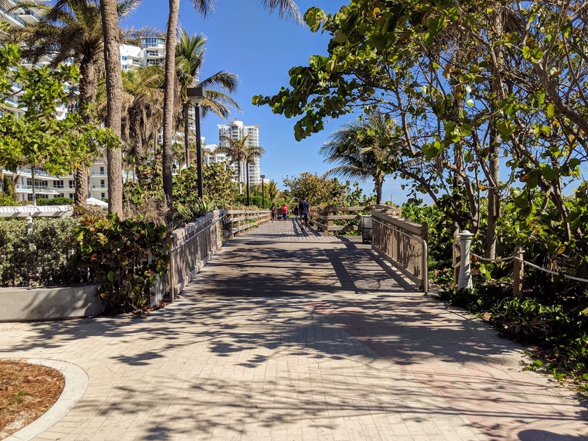 Boardwalk near 36th Street Park Beach
