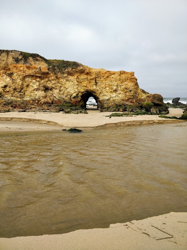 Rocks on Sand Beach California