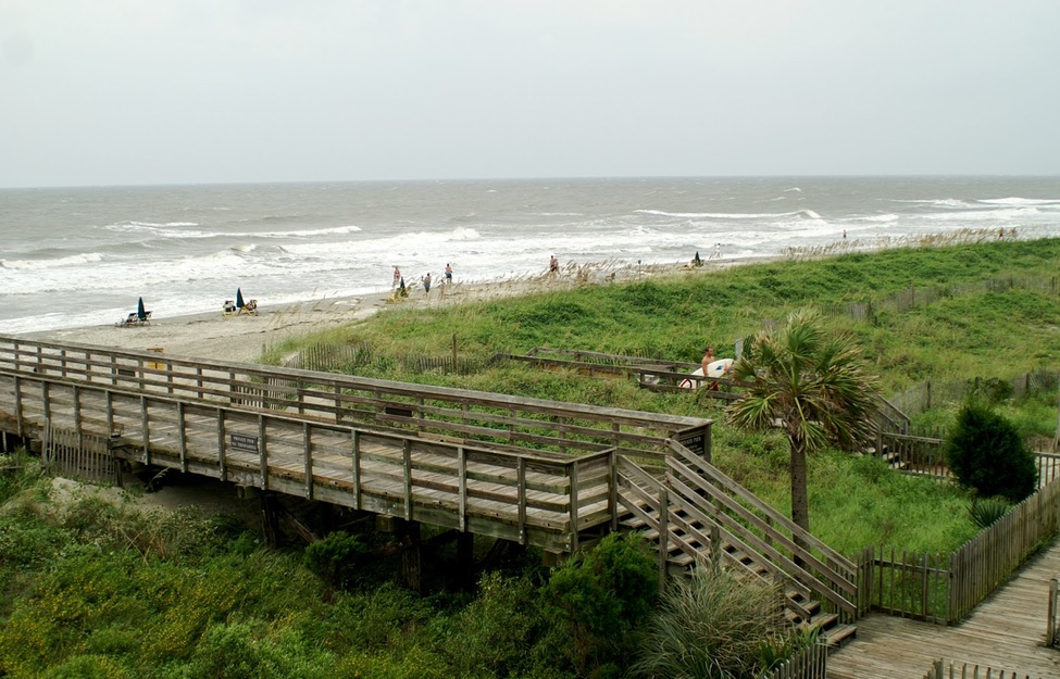 Beach entrance