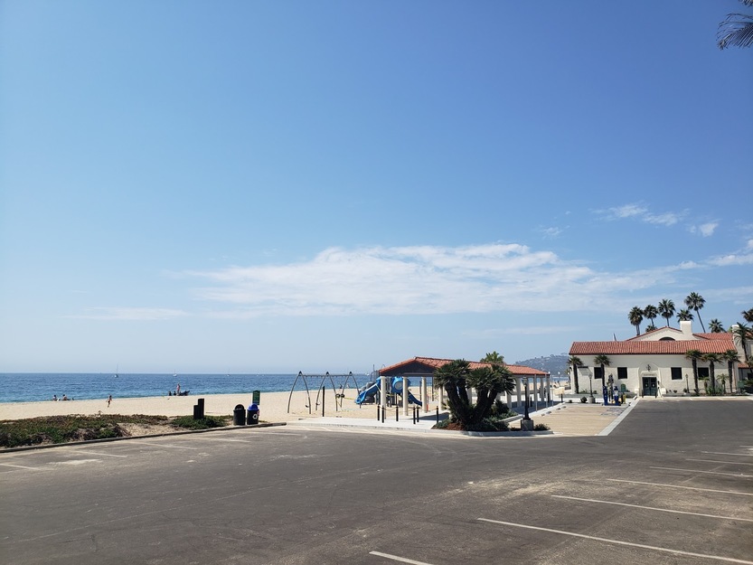 Pavilions on East Beach in Santa Barbara, California