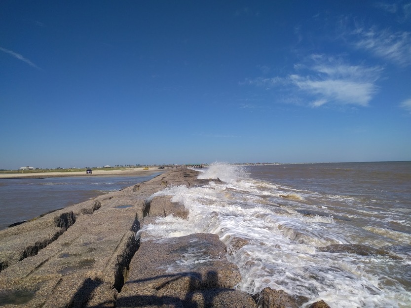 Rocky jetty