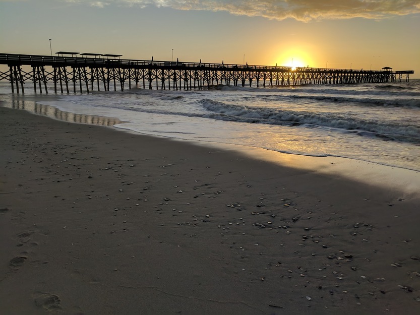 Pier on Public Beach in Myrtle Beach