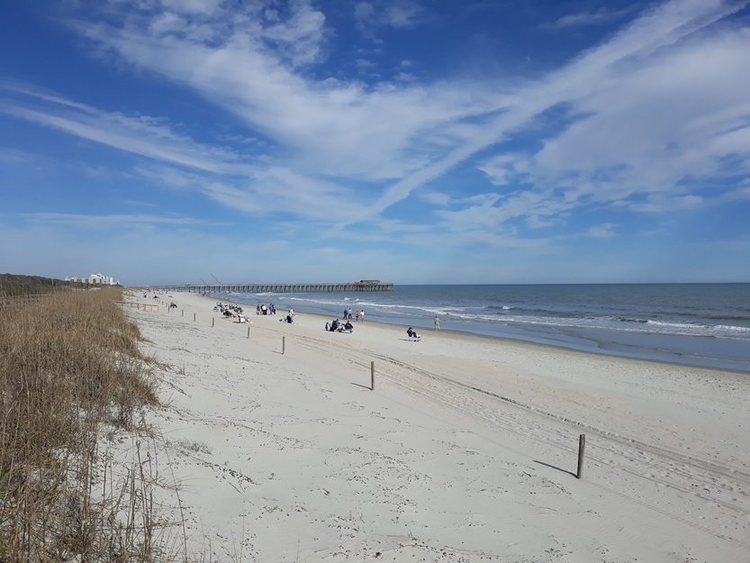 Sandy beach