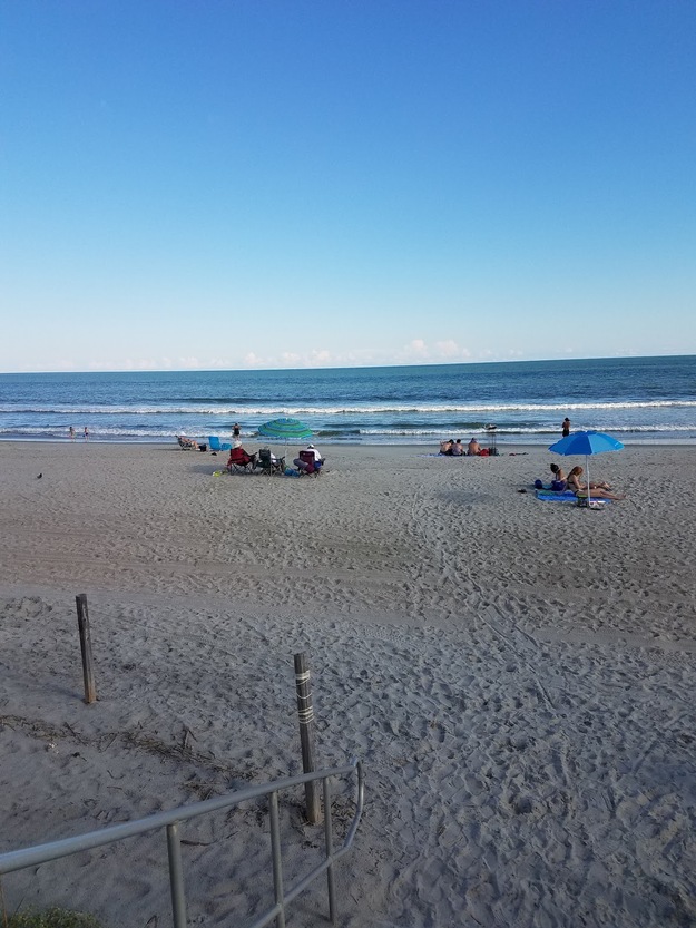 People on the beach