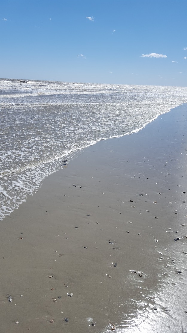 Sea waves on the beach
