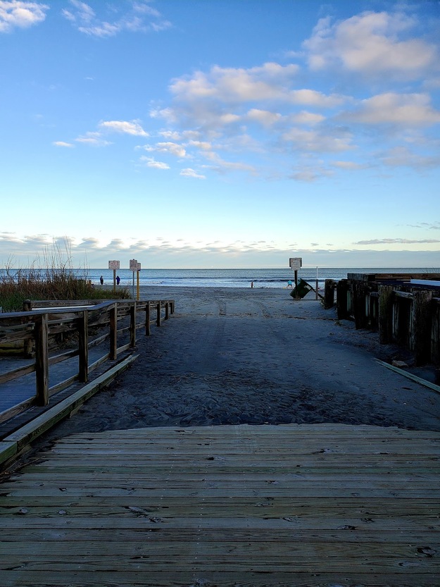 Entrance to Gardens by the Sea Beach