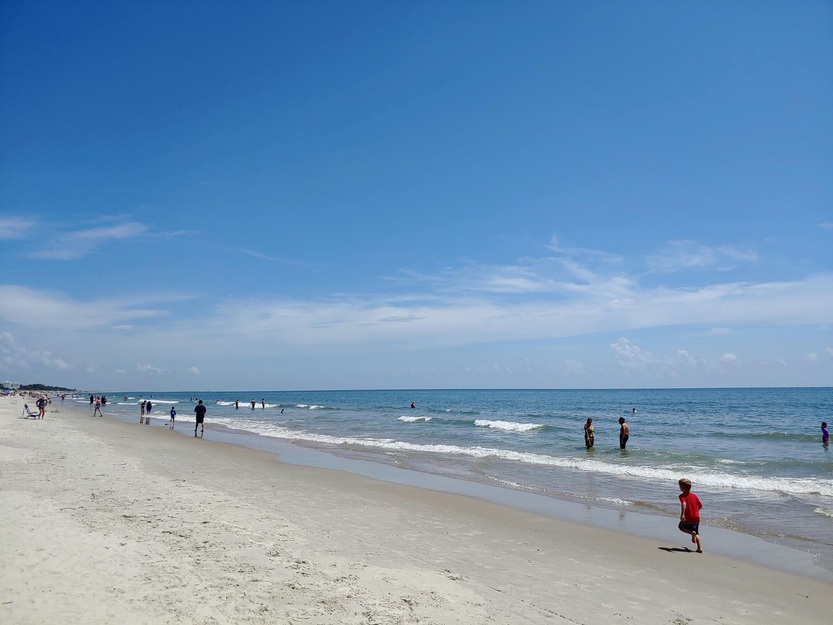 People on the beach