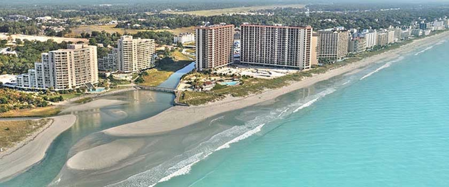 North Myrtle Beach aerial view