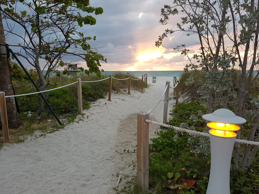 Beach entrance