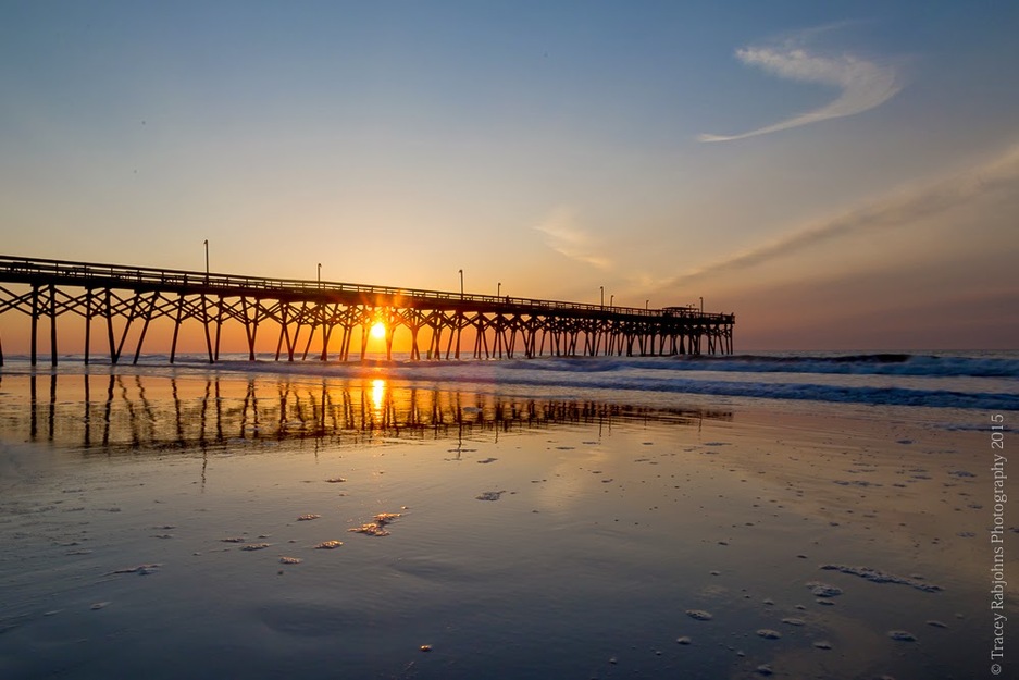 Fishing pier on Surfside Beach SC