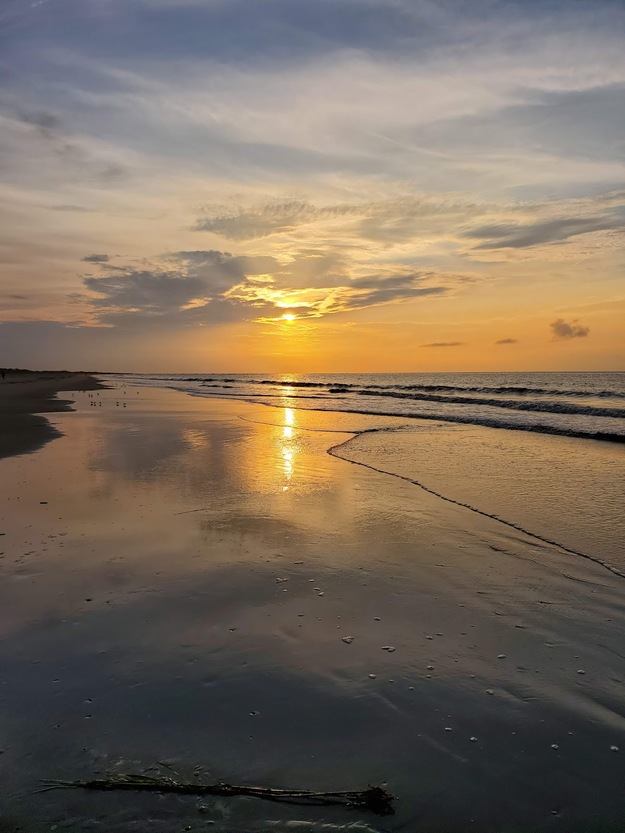 Sunrise on Sullivan’s Island Beach