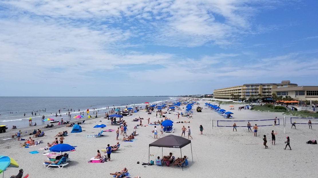 People on the beach
