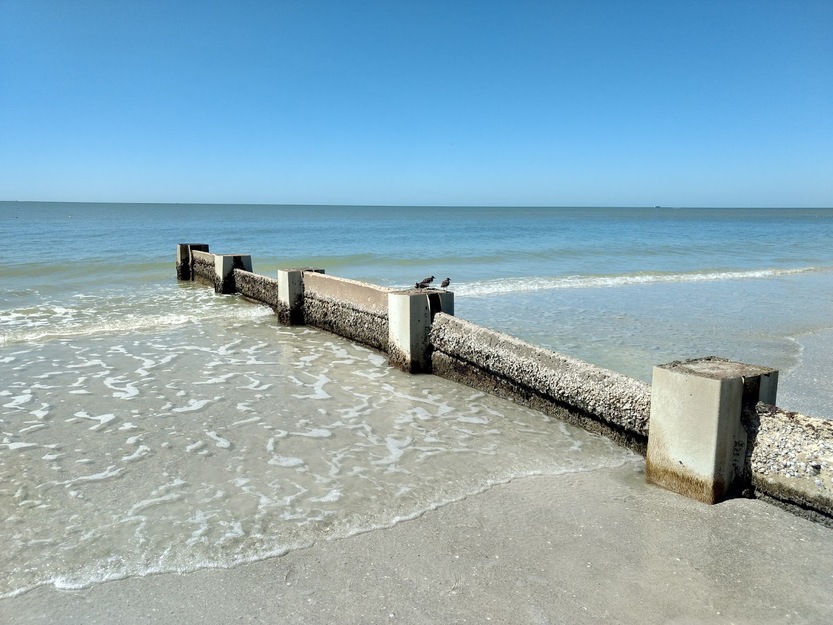 Jetty on Madeira Public Beach FL