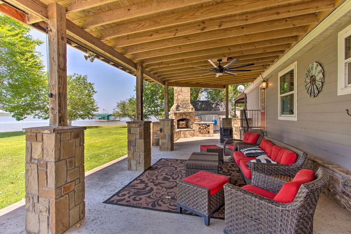 Lakefront Retreat with Private Dock and Bar Hut! photo