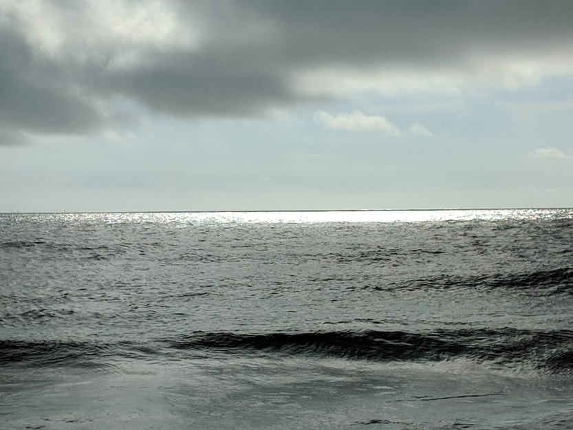 Clouds over the sea