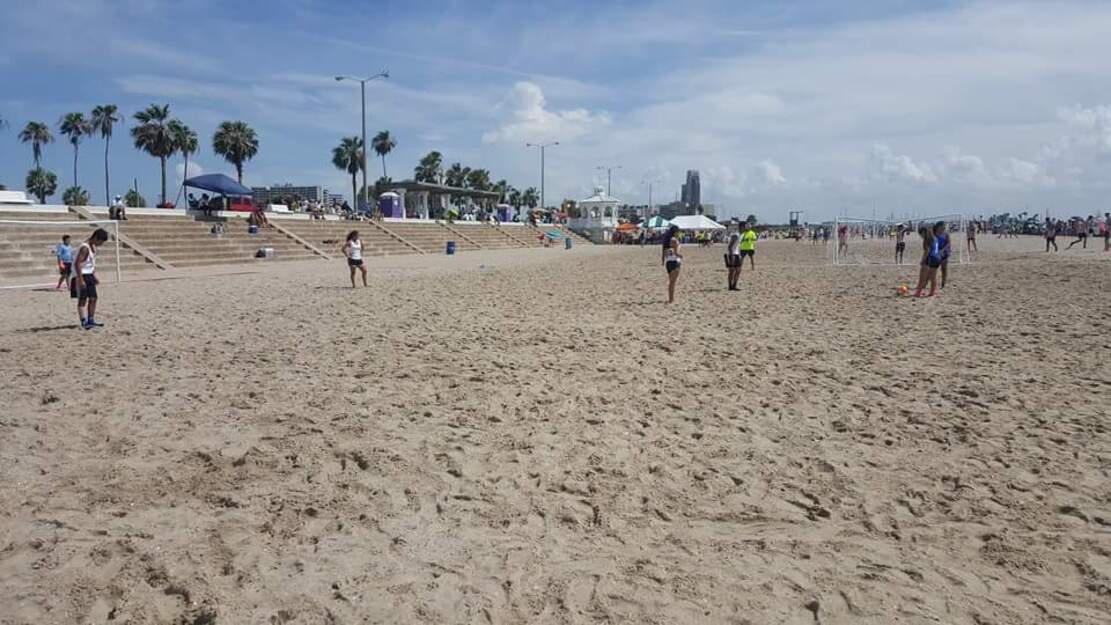 People on the beach