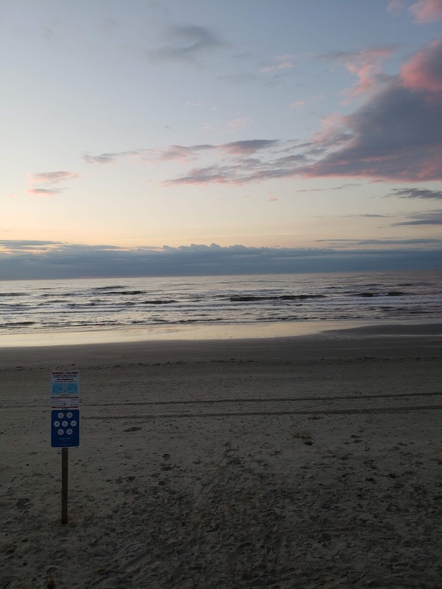 Seashore in the evening