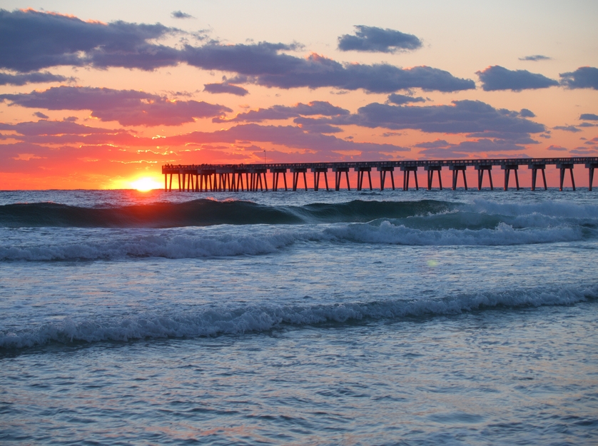 Sunset & Pier
