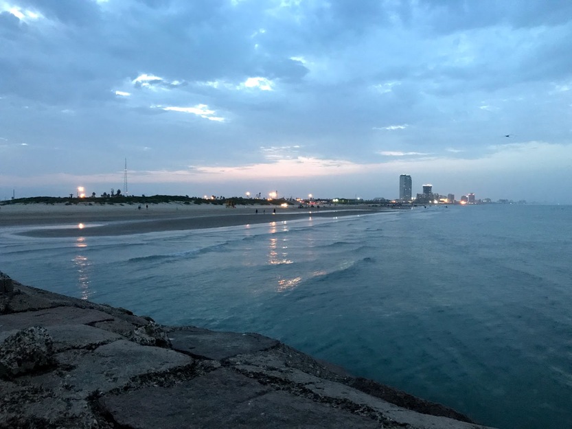 Beach in the evening