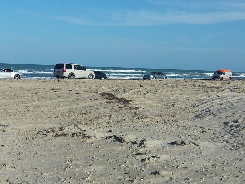 Cars on the beach