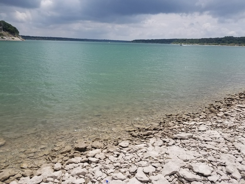 Blue water